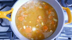 simmering katsu sauce - Cook Simply