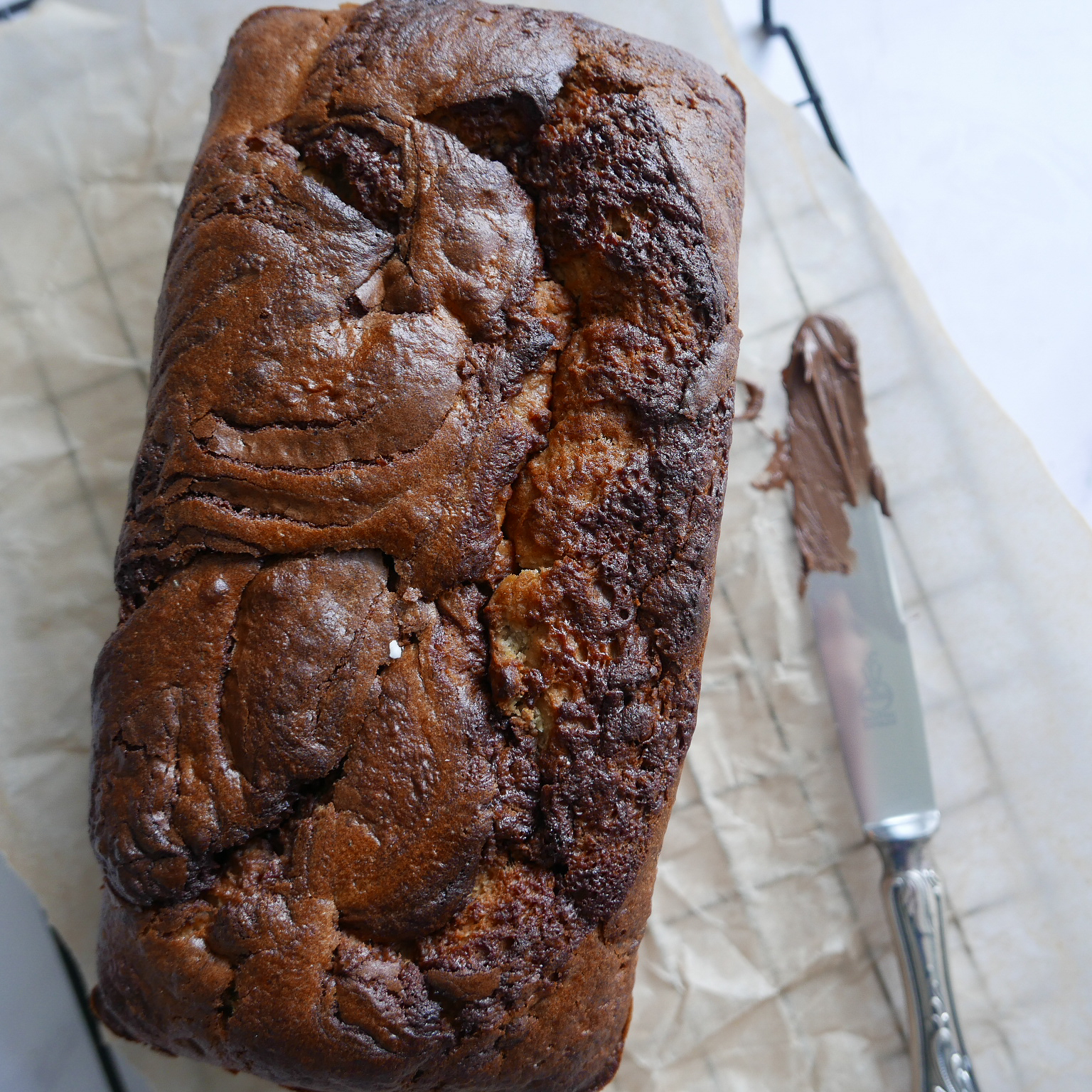 Banana bread with nutella - Cook Simply