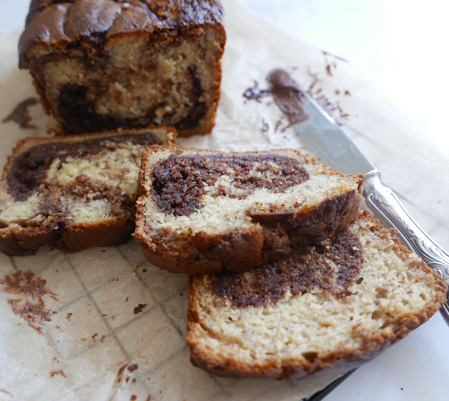banana bread with nutella - Cook Simply