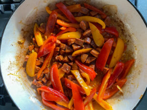 chorizo and peppers - Cook Simply