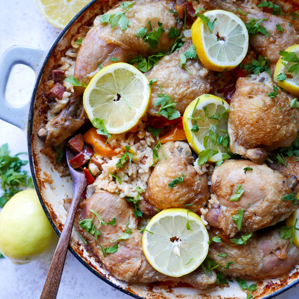 Chicken and chorizo bake - Cook Simply