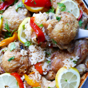 Poulet espagnol au chorizo ​​et riz - Cook Simply