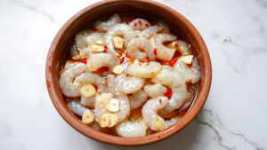 Spanish prawns with garlic - cook simply