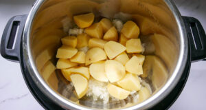 potatoes and onions for beef curry - Cook Simply