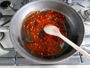 Heating crispy chilli beef sauce - Cook Simply