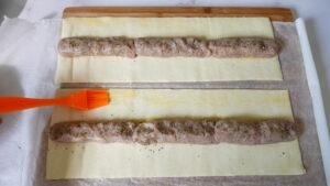 Egg wash sausage rolls - Cook Simply