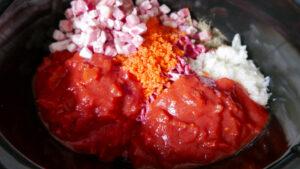 slow cooker bolognese ingredients