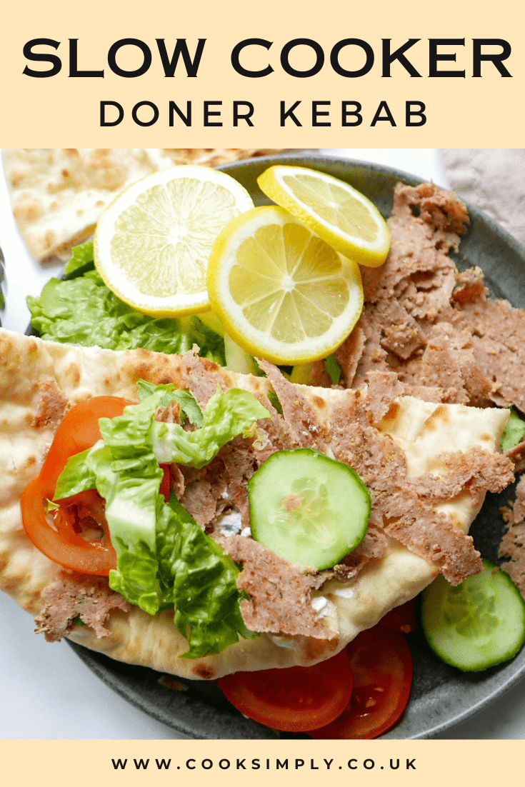 Doner Kebab à la mijoteuse Fakeaway Cook Simply