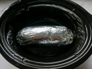 doner kebab mixture wrapped in foil - Cook Simply
