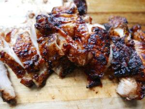 Sliced soy chicken thighs - Cook Simply