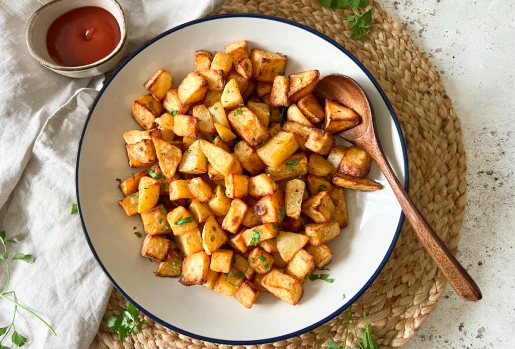 Air fryer diced potatoes - Cook Simply