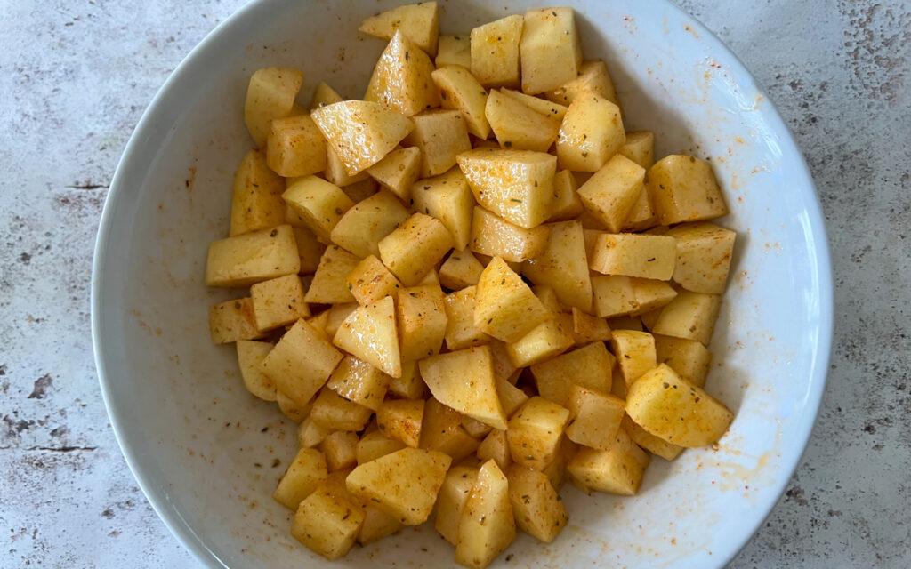 seasoned diced potatoes - Cooking Simply