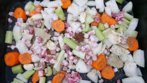 Vegetable, pancetta, herbs and spices - Cook Simply
