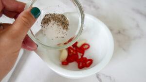 Garlic, red chilli, salt and pepper seasoning - Cook Simply