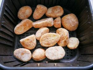 Add frozen roast potatoes to air fryer basket in a single layer - Cook Simply
