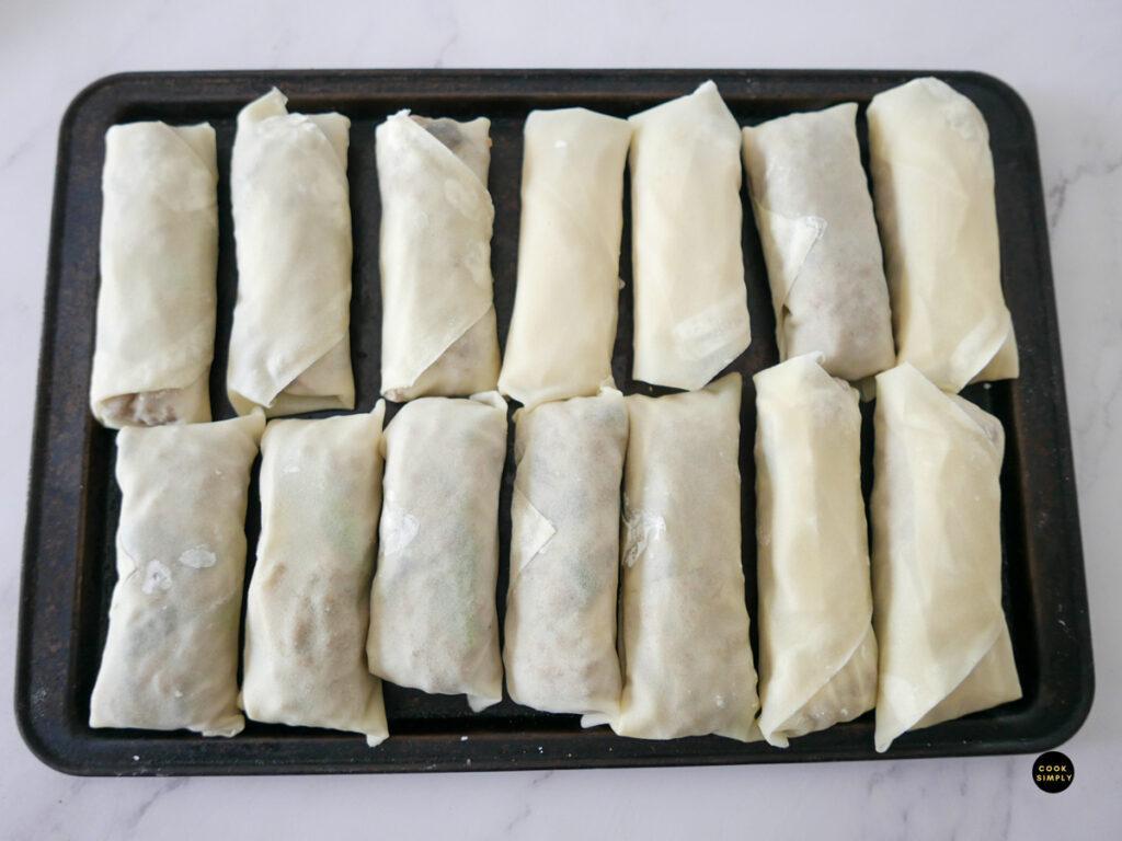 Rolled spring rolls - Cook Simply