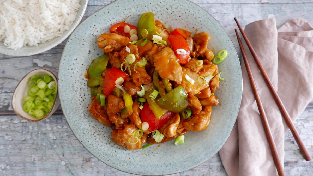 Air fryer sweet and sour chicken recipe